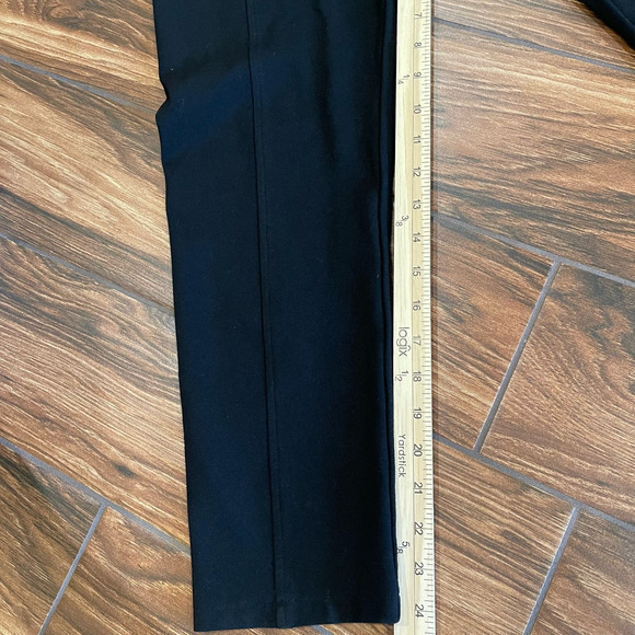 Cheryl Nash Windridge Black Stretch Pants‎ Legging Medium Mature Office Minimal - Picture 5 of 5